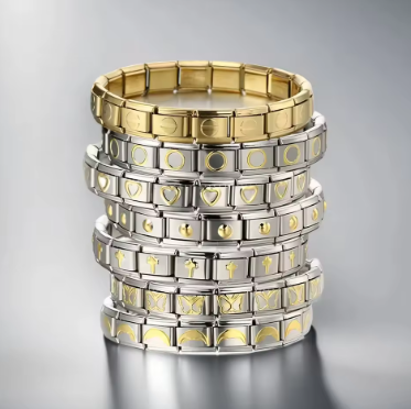 Pulsera Metálica Italiana Estilo y Distinción